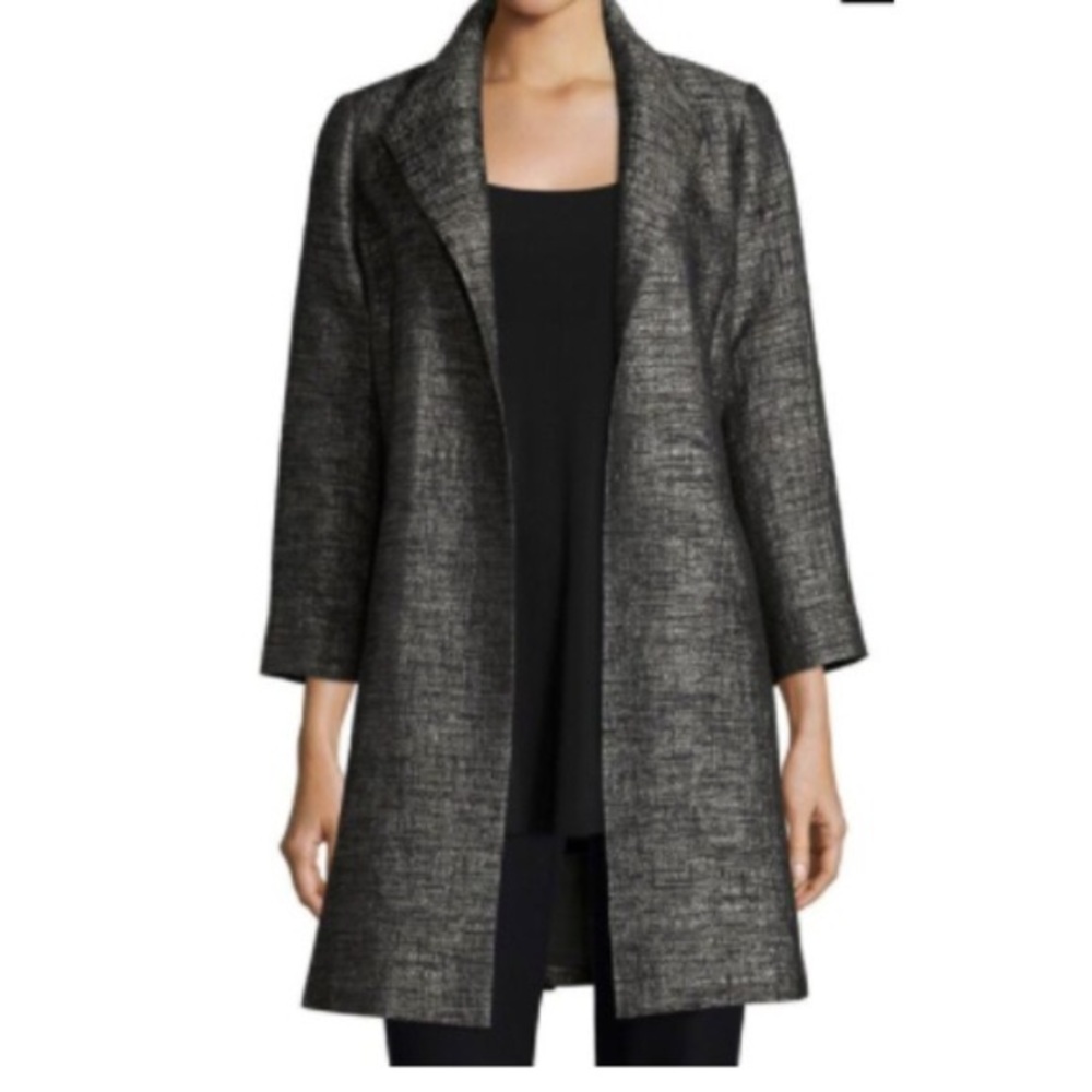 Eileen Fisher High collar coat